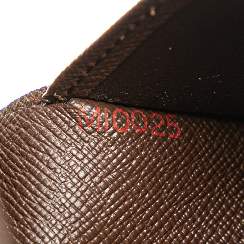 Louis Vuitton Brown Pvc Wallet (Tri-Fold)