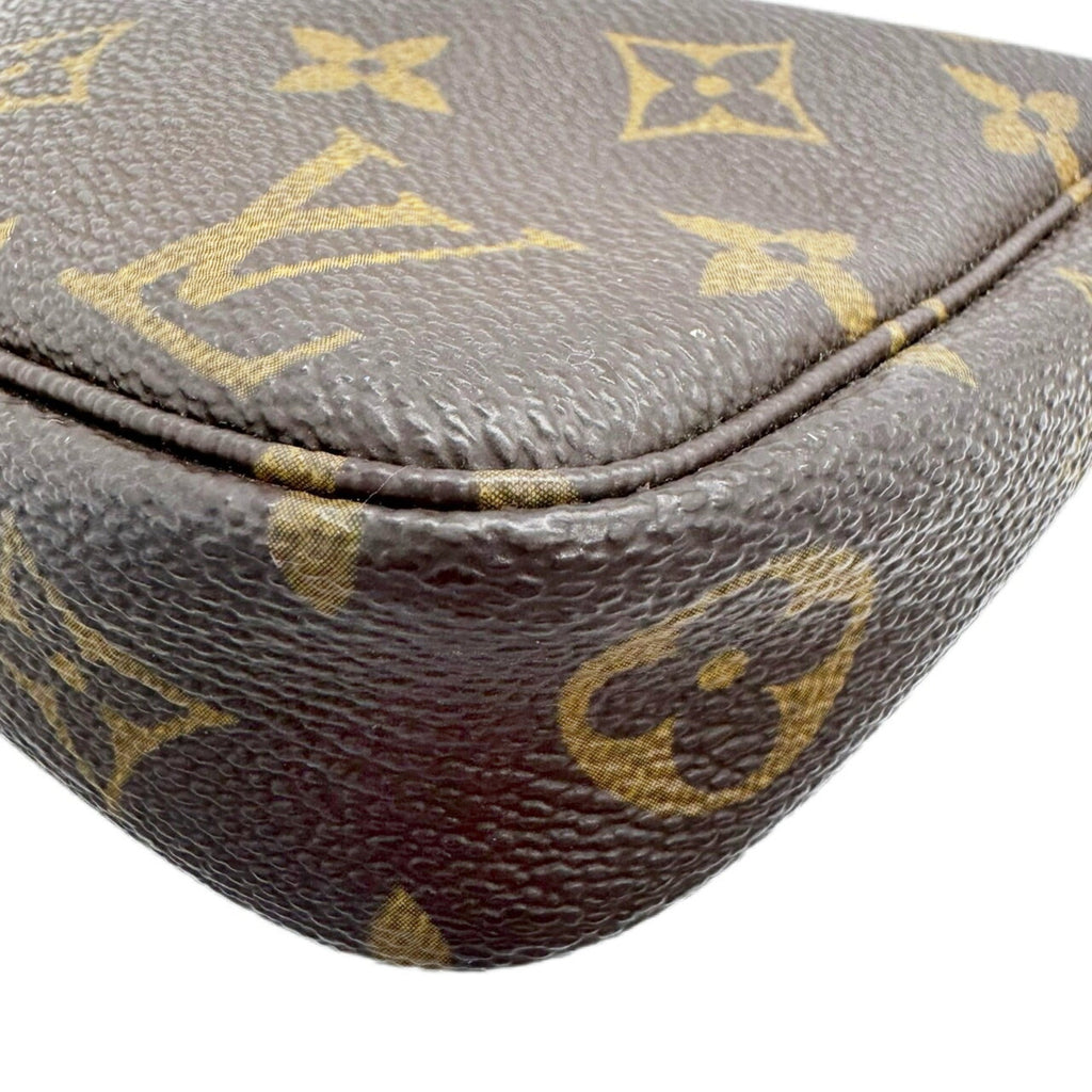 Louis Vuitton Brown Monogram Pochette Pouch