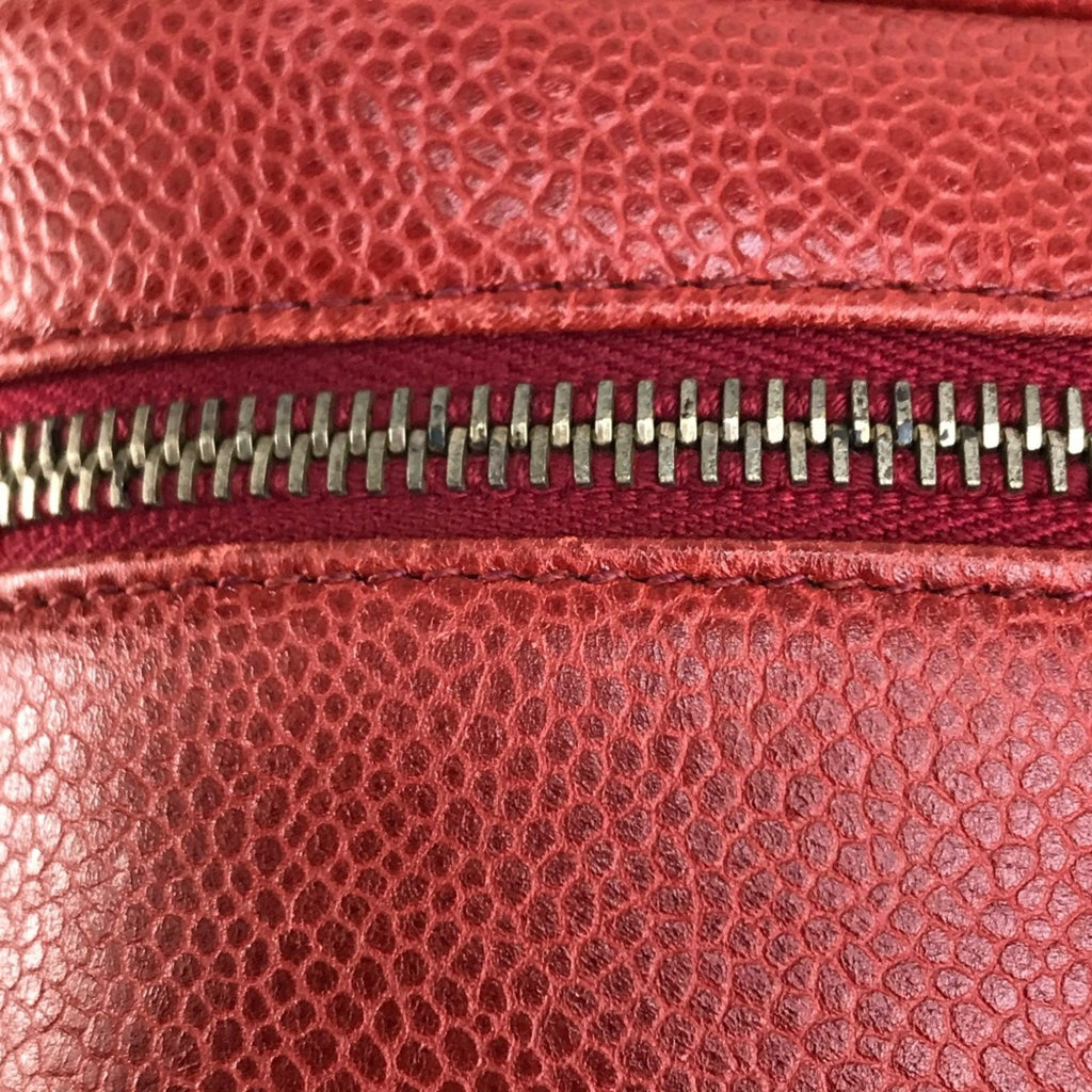 Chanel Red Leather Handbag