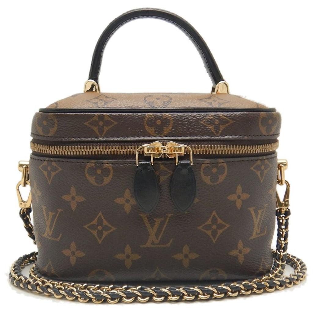 Louis Vuitton Brown Pvc Shoulder Bag Vanity Bag