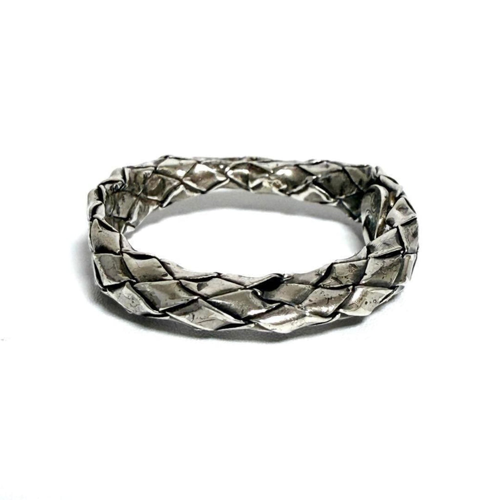 Bottega Veneta Silver 925 Band Ring