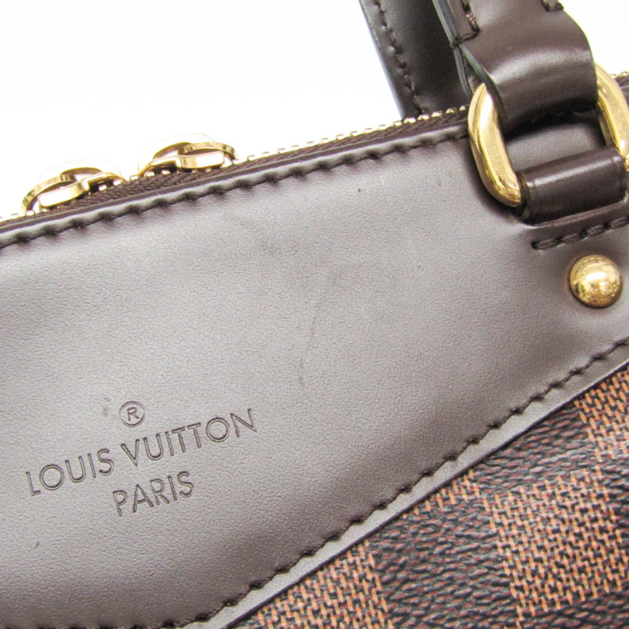 Louis Vuitton Damier Ebene Damier Canvas Handbag