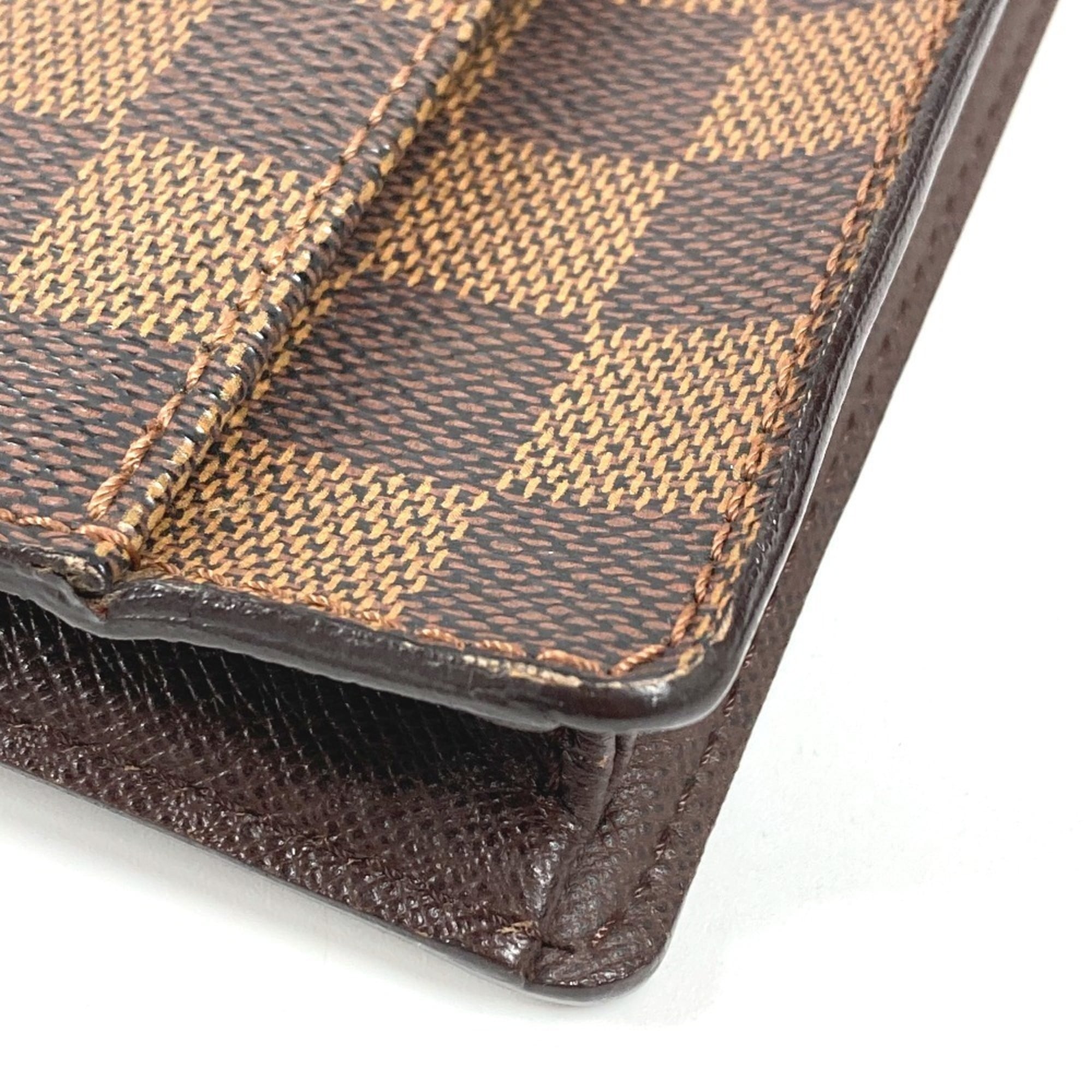 Louis Vuitton Brown Damier Canvas Ebene Damier Canvas Pochette Shoulder Bag