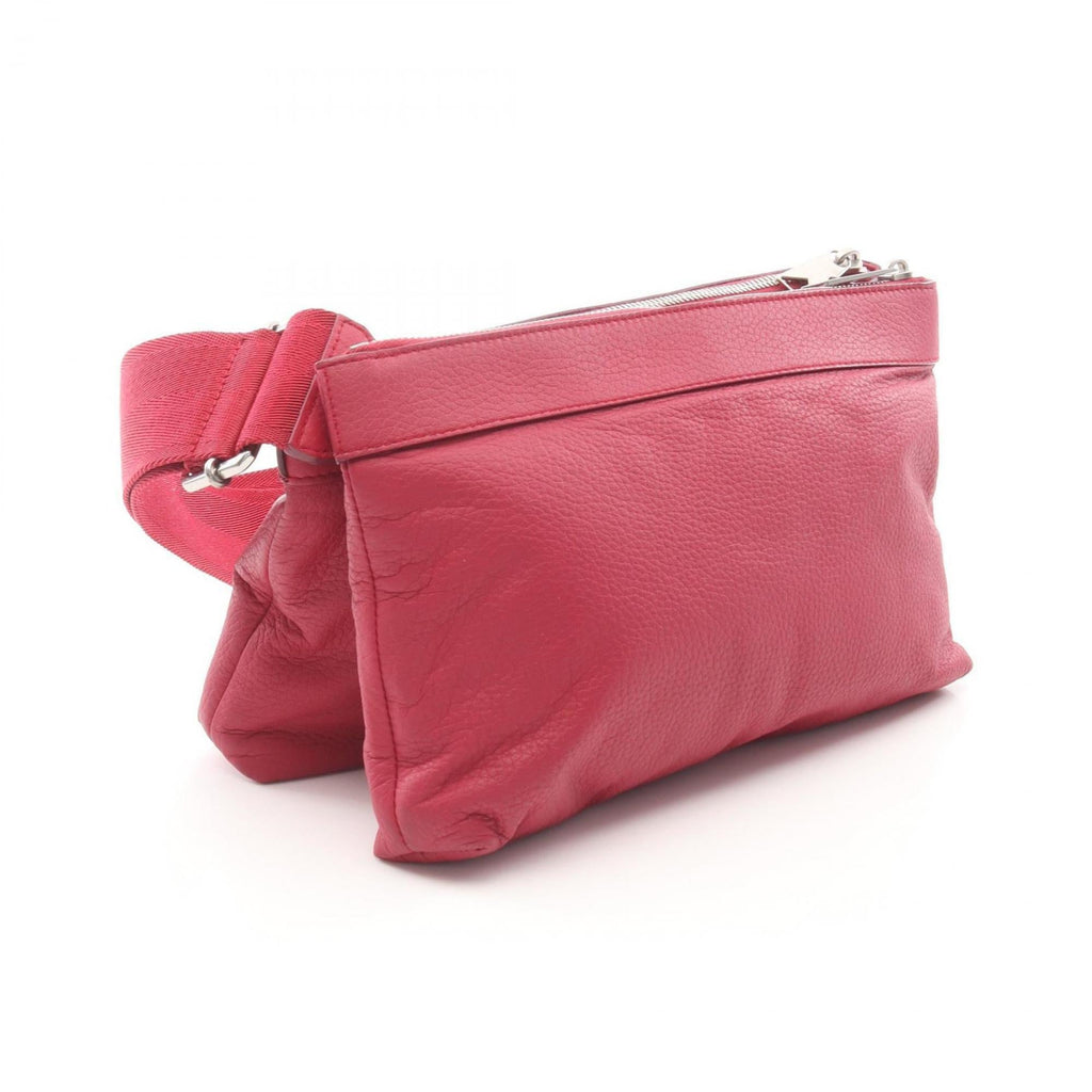Bottega Veneta Red Color Leather Shoulder Bag