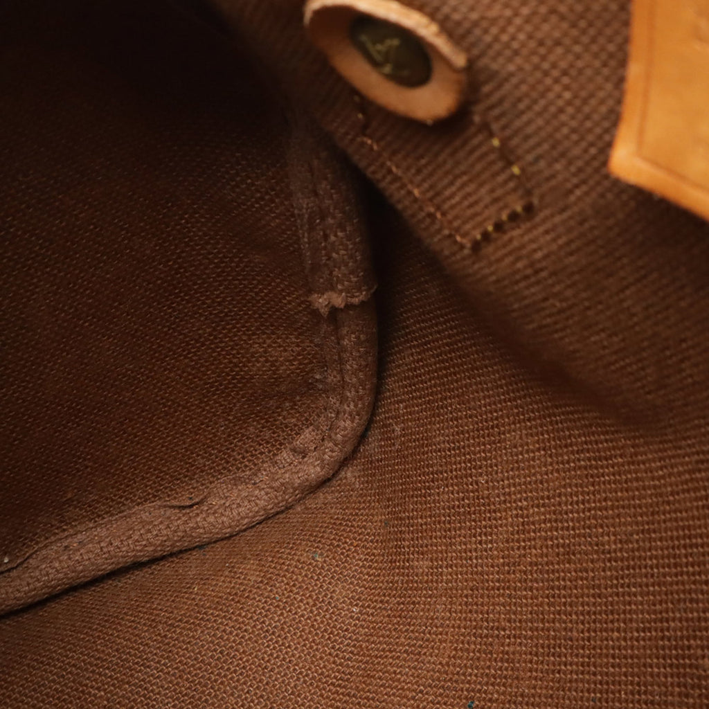 Louis Vuitton Brown Monogram Canvas Handbag Pouch Shoulder Bag