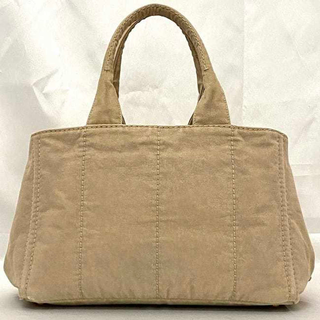 Prada Beige Canapa Handbag Tote Bag