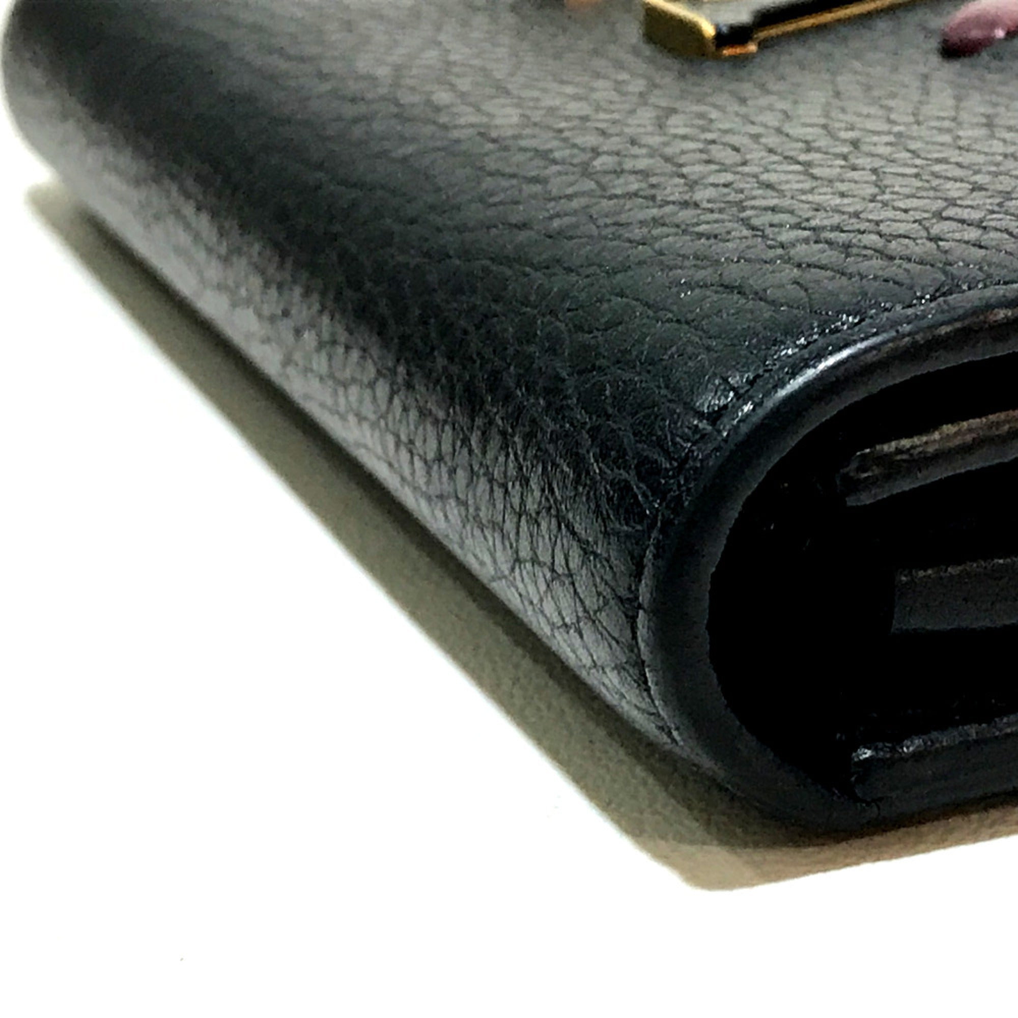 Louis Vuitton Black Leather Wallet