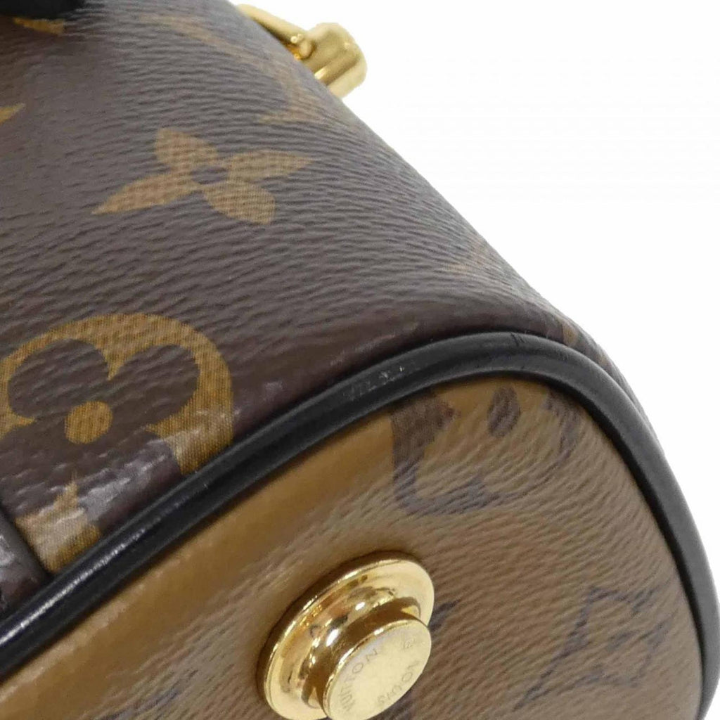 Louis Vuitton Marron Coated Canvas Handbag