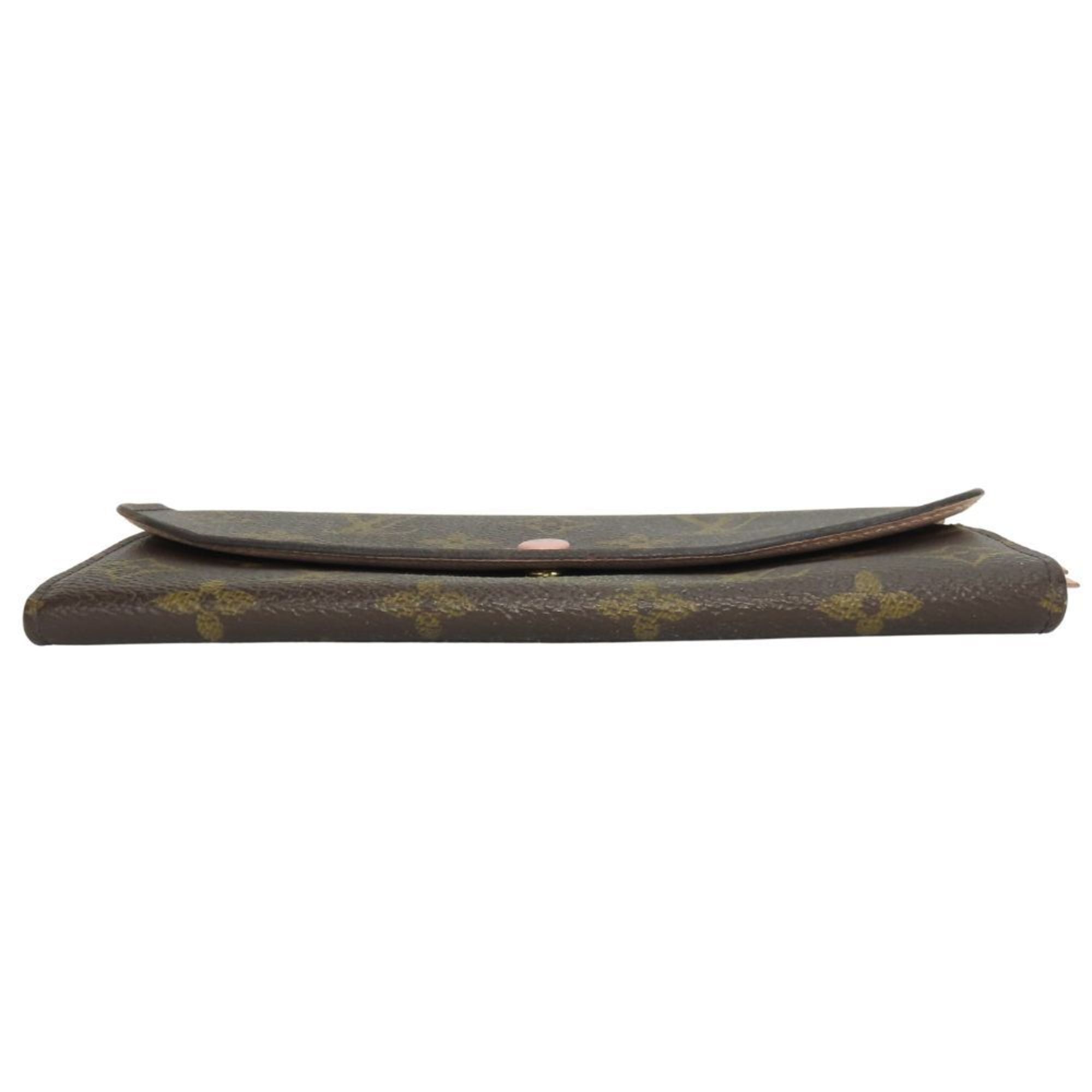 Louis Vuitton Brown Rose Ballerine Monogram Long Wallet