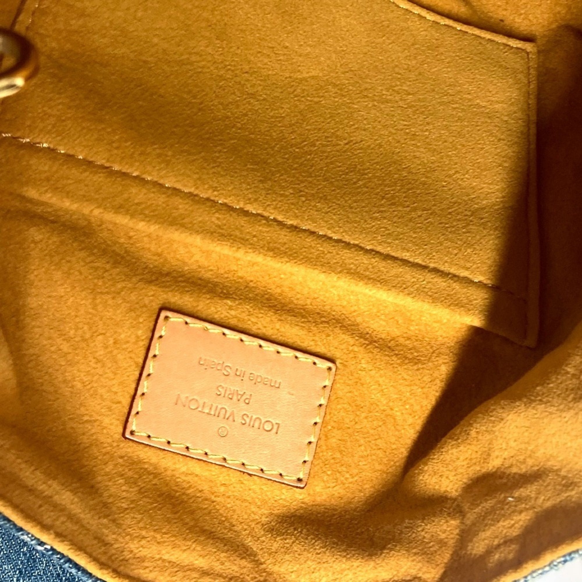 Louis Vuitton Blue Monogram Monogram Denim Backpack