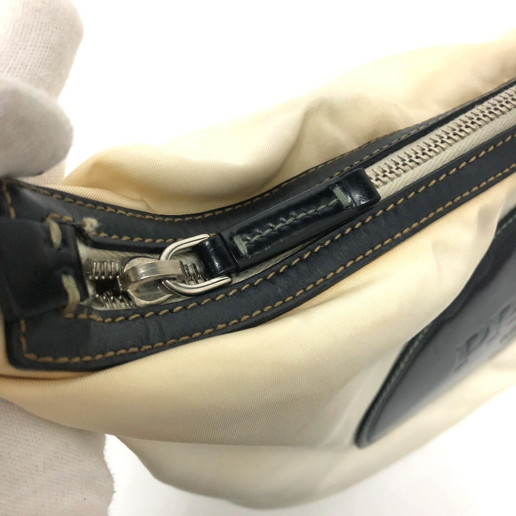 Prada White Cloth Shoulder Bag