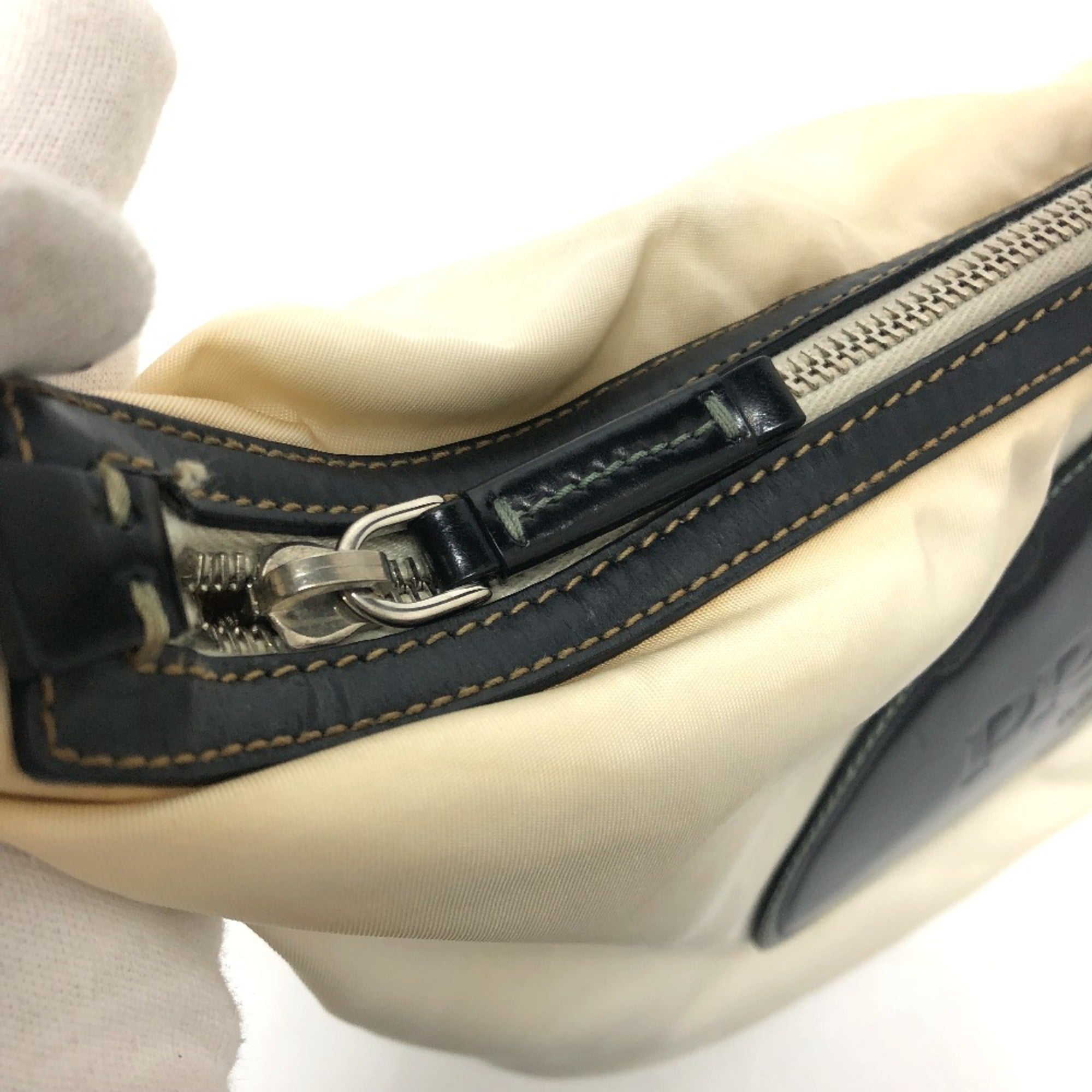 Prada White Cloth Shoulder Bag