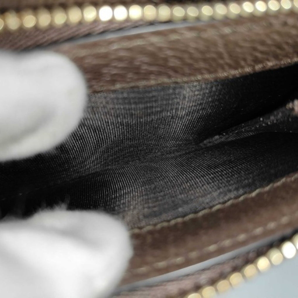 Gucci Beige Brown Gg Supreme Leather Wallet (Bi-Fold) (Pre-Owned)