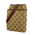 Gucci Brown Canvas Shoulder Bag (Pre-Owned)