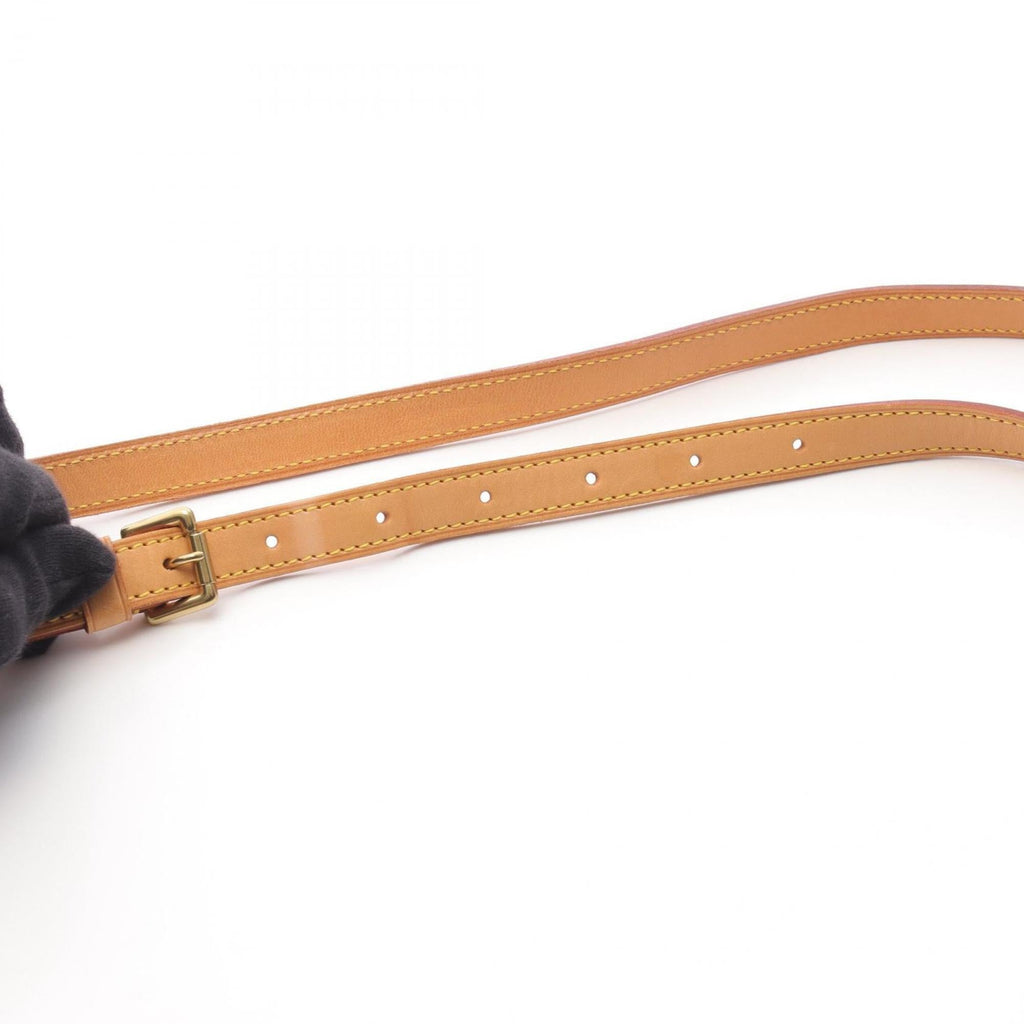 Louis Vuitton Brown Coated Canvas Leather Shoulder Bag