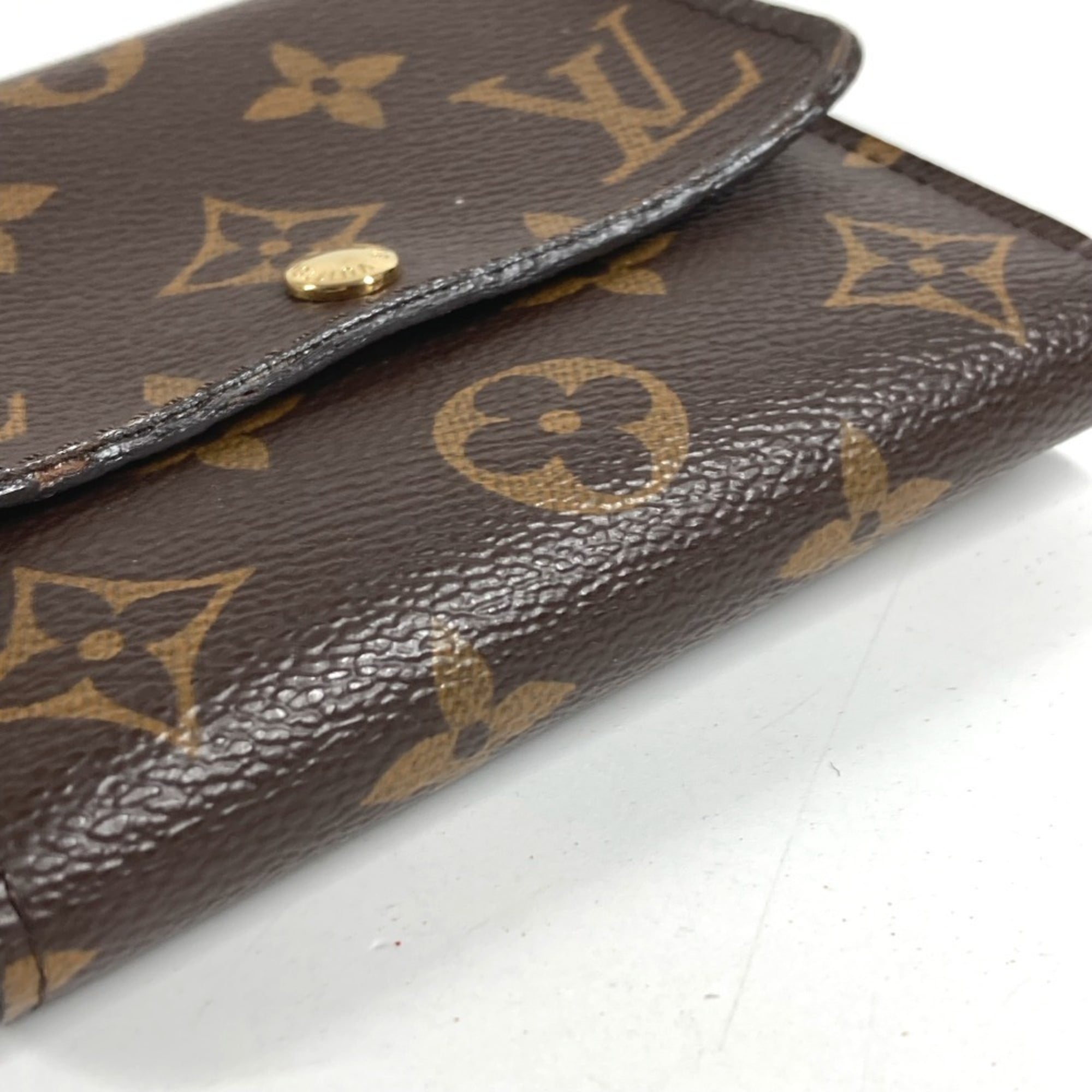 Louis Vuitton Brown Monogram Canvas Card Wallet