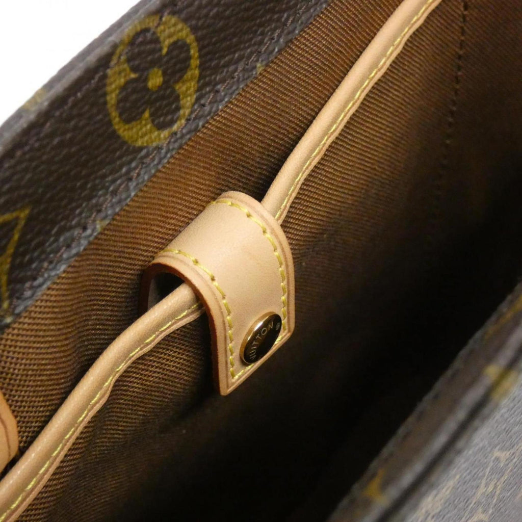 Louis Vuitton Marron Coated Canvas Handbag