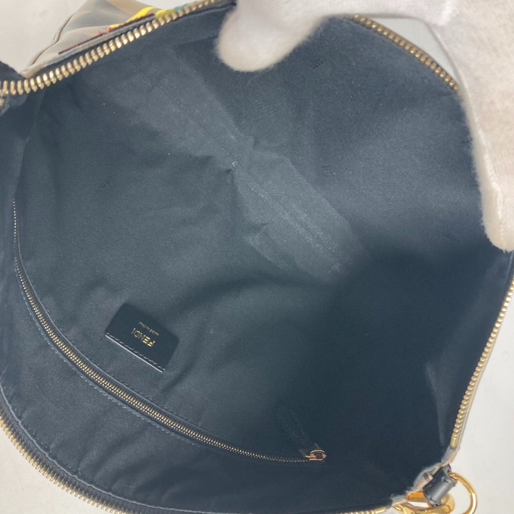 Fendi Brown Multi-Color Pvc Shoulder Bag