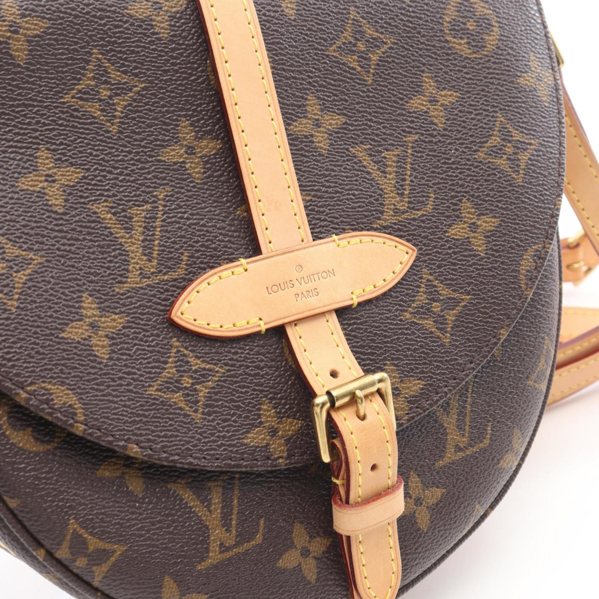 Louis Vuitton Brown Coated Canvas Pvc Monogram Leather Shoulder Bag