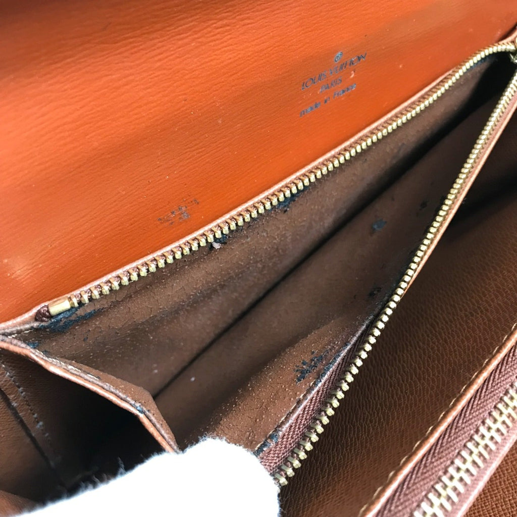 Louis Vuitton Brown Leather Handbag