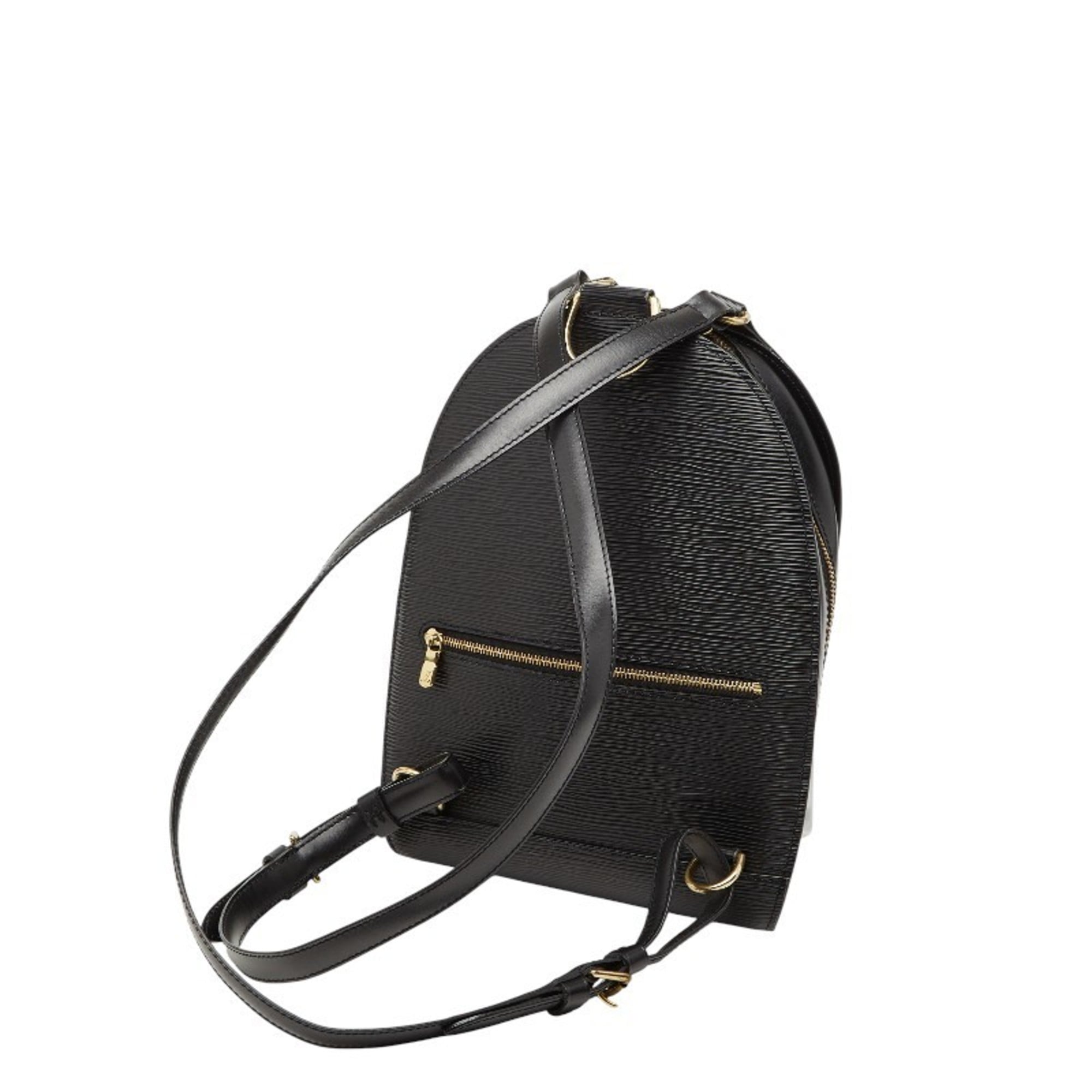 Louis Vuitton Black Noir Leather Backpack