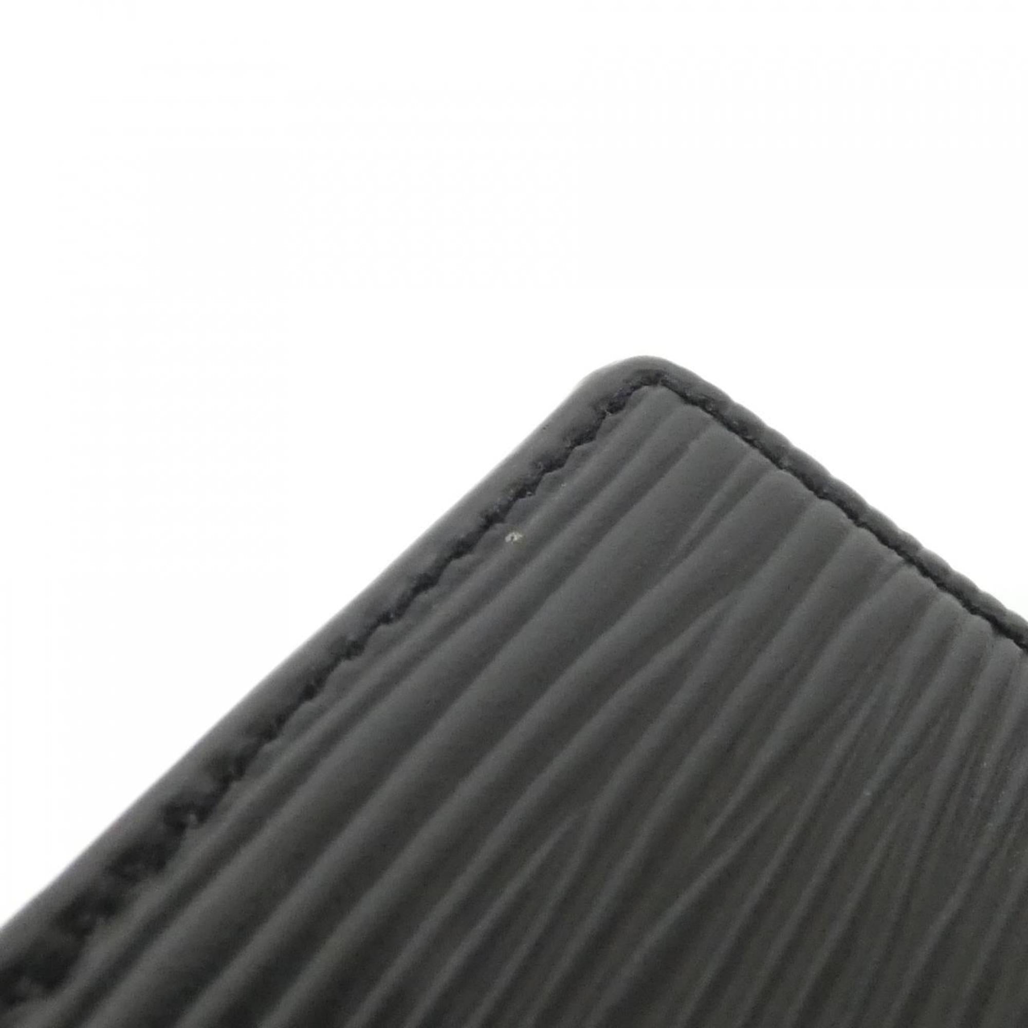 Louis Vuitton Black Leather Coin Purse/Coin Case