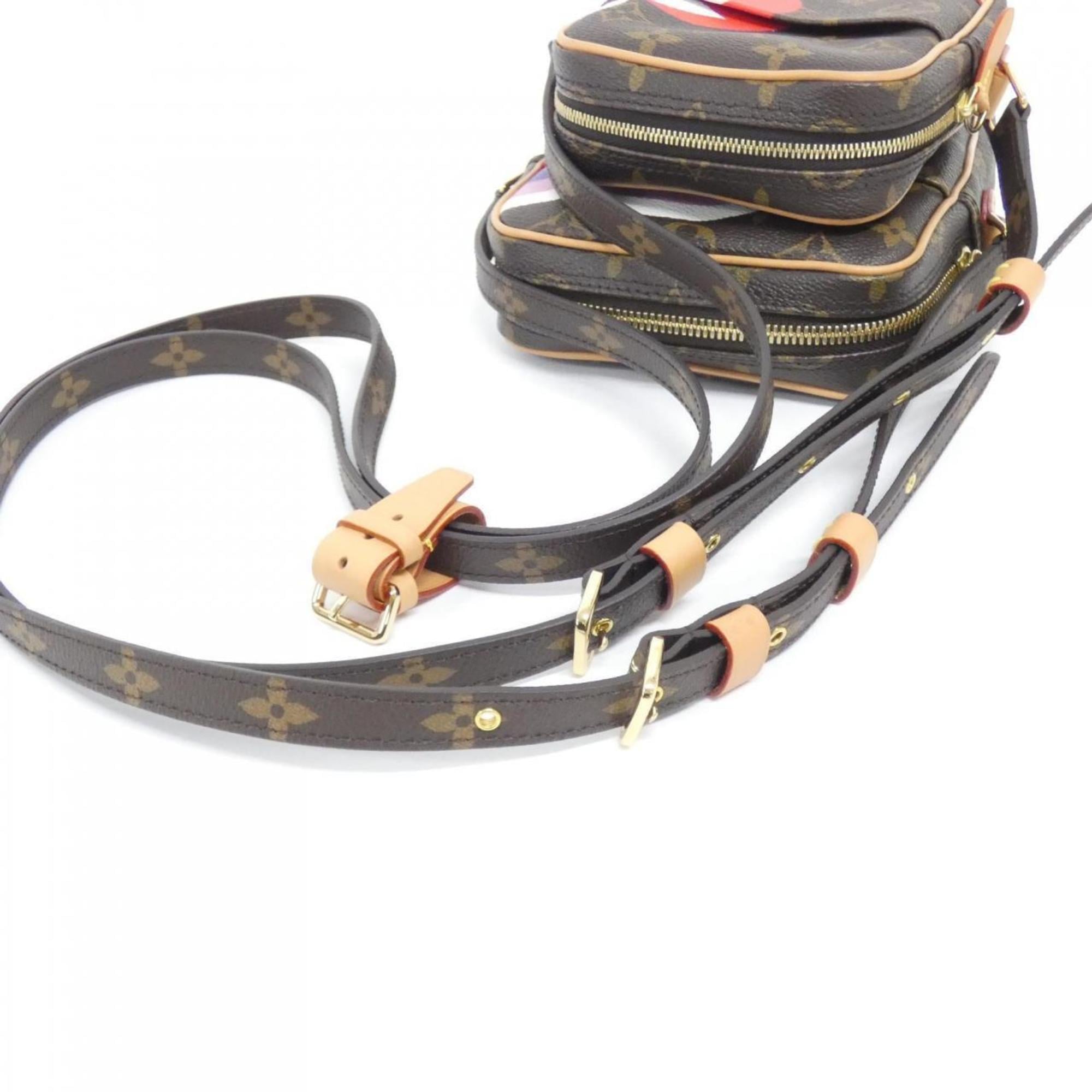 Louis Vuitton Marron Coated Canvas Shoulder Bag