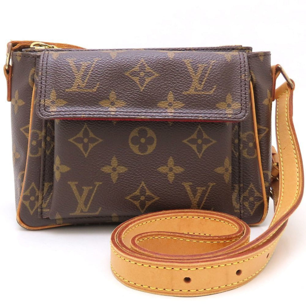 Louis Vuitton Brown Canvas Shoulder Bag