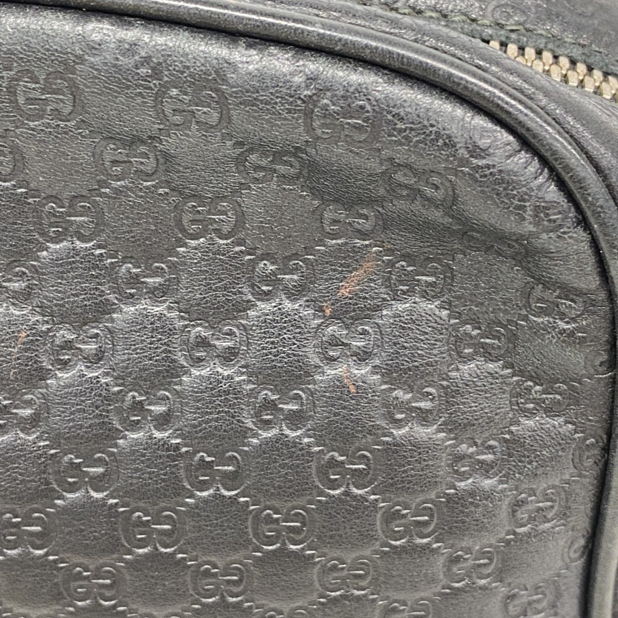 Gucci Black Leather Shoulder Bag (Pre-Owned)