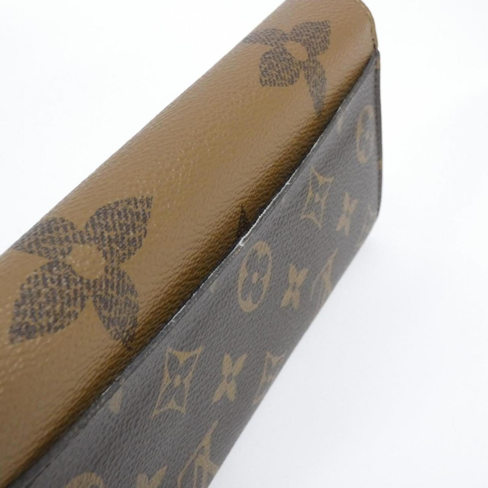 Louis Vuitton Brown Coated Canvas Long Wallet