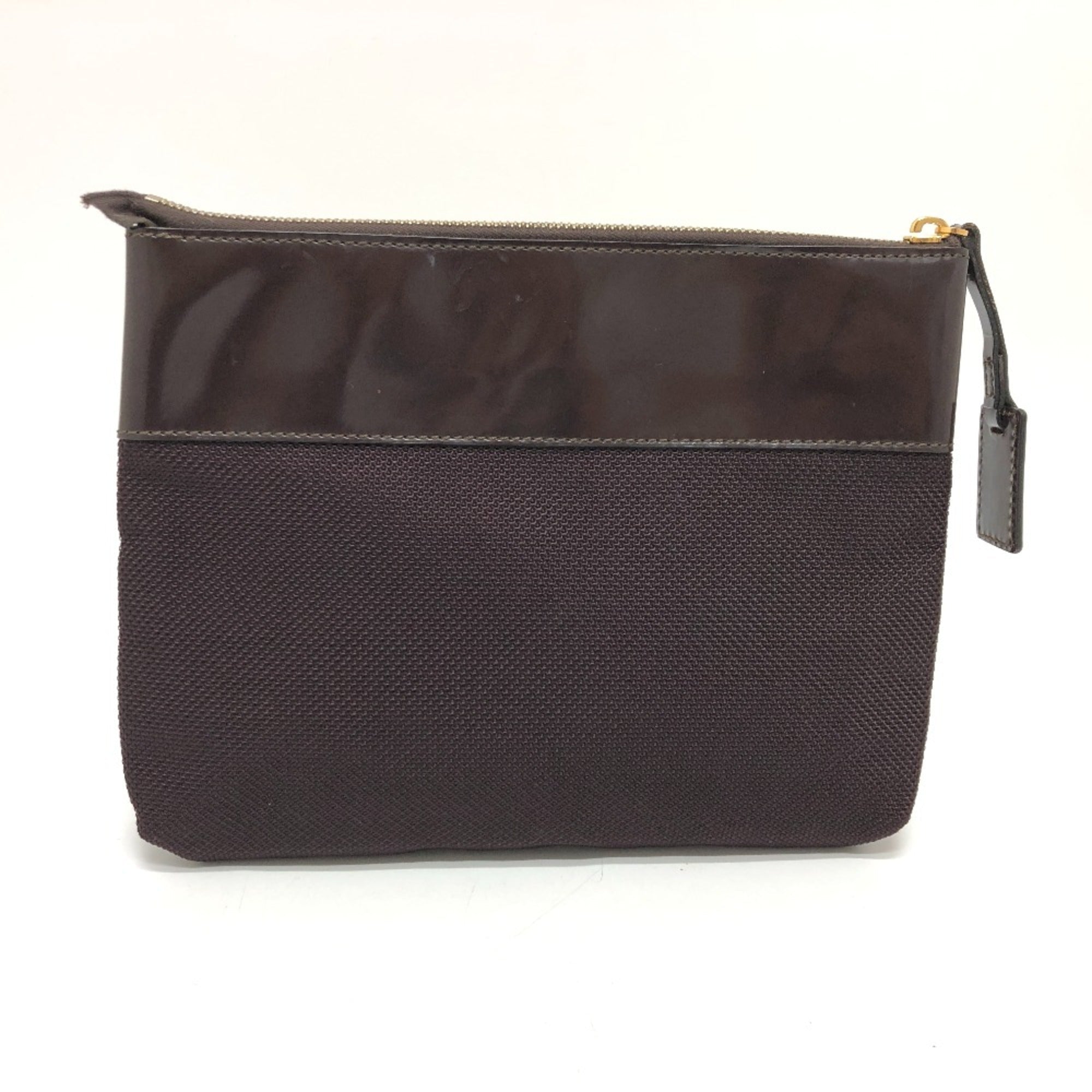 Celine Brown Leather Pouch