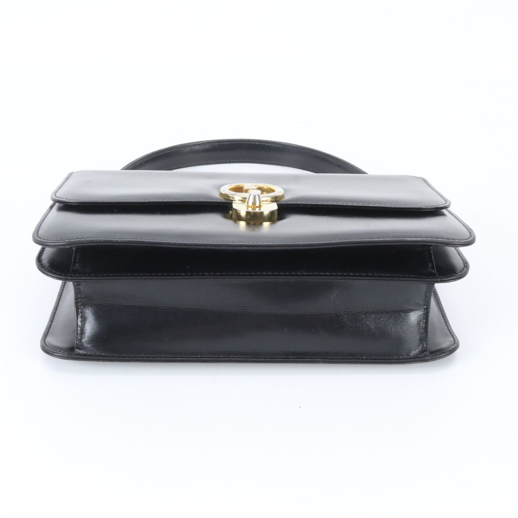 Gucci Black Leather Handbag (Pre-Owned)