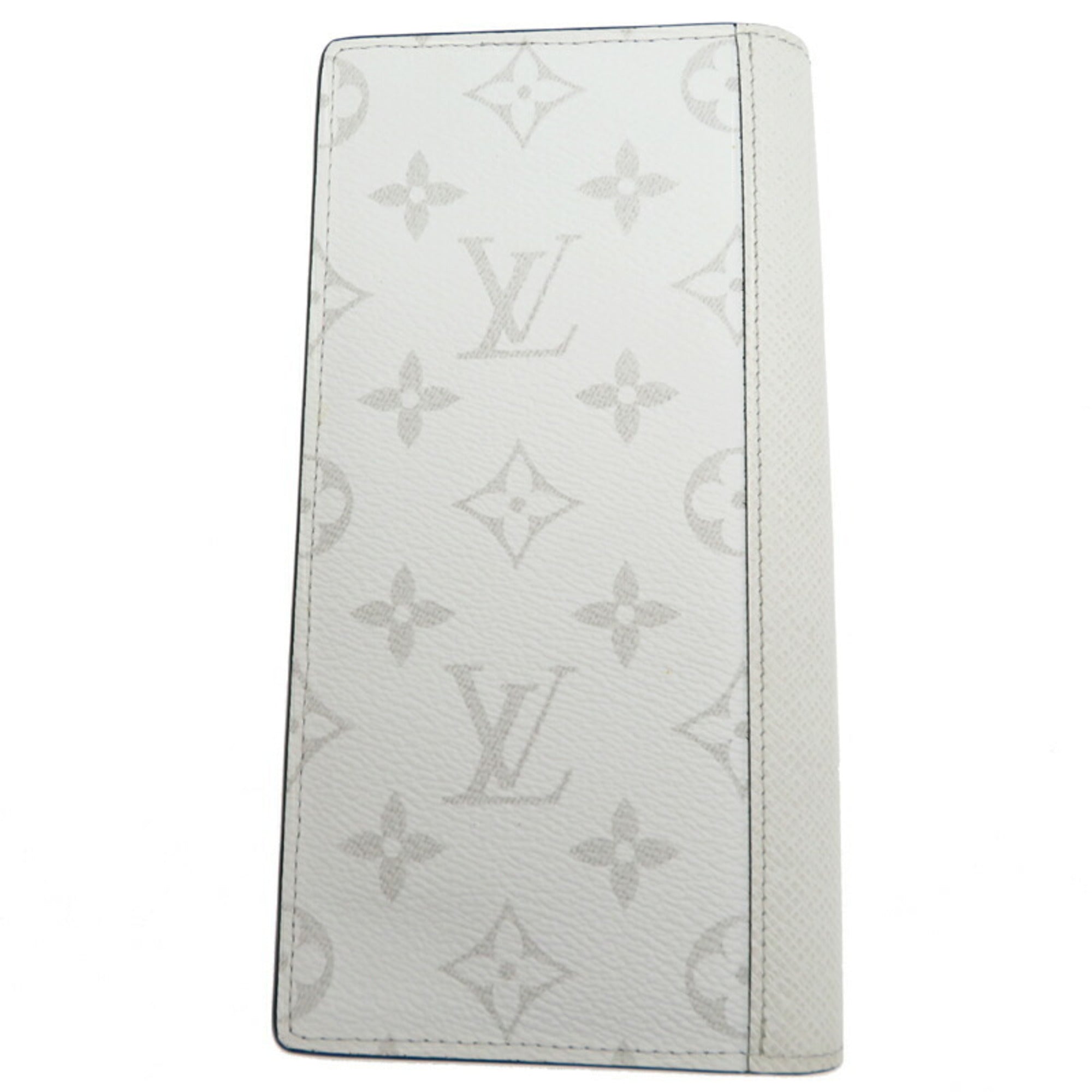 Louis Vuitton White Taigarama Long Wallet