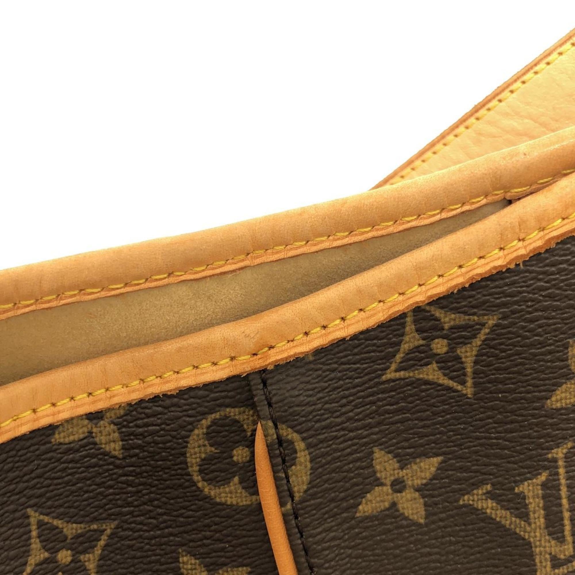 Louis Vuitton Monogram Marron Coated Canvas Shoulder Bag