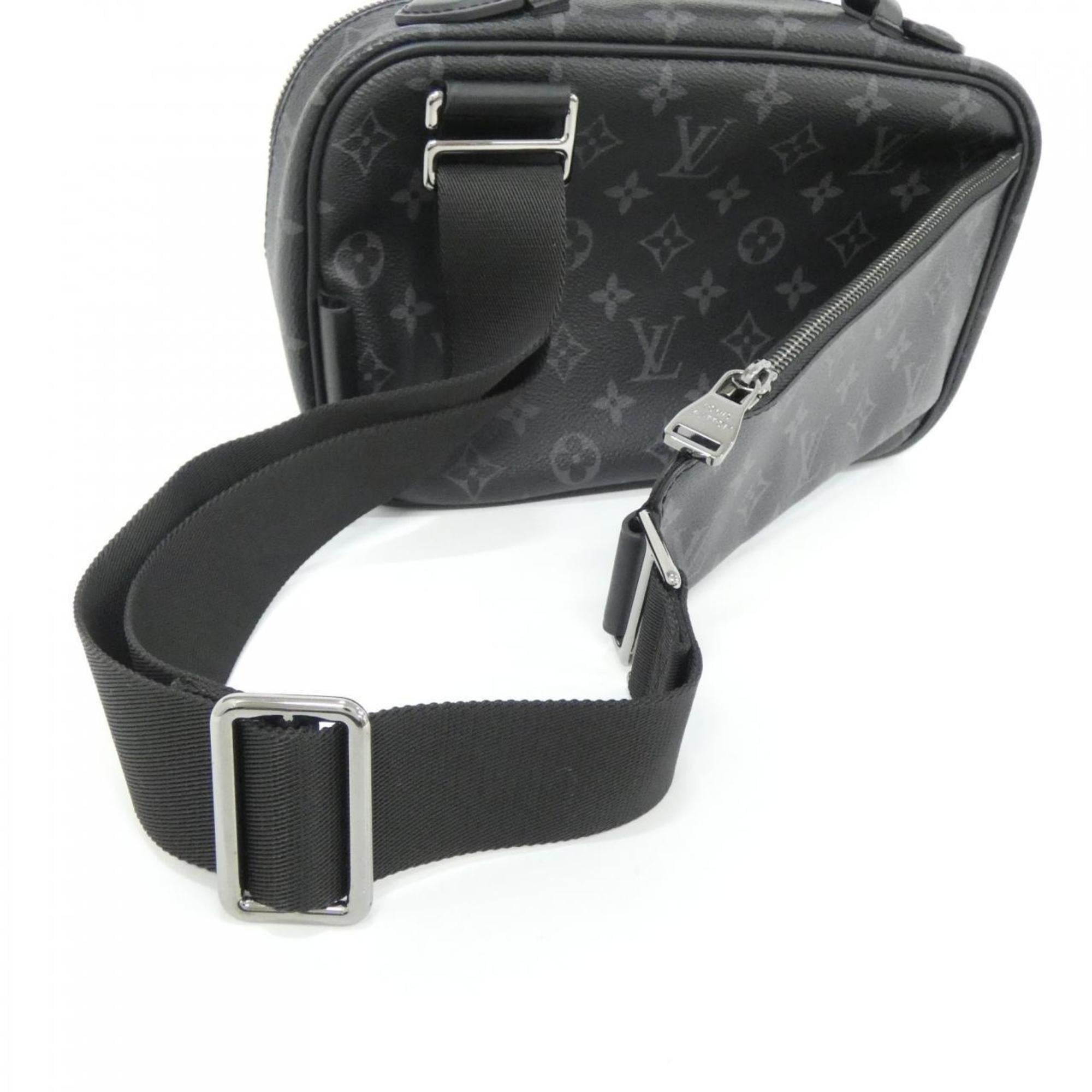 Louis Vuitton Black Coated Canvas Shoulder Bag