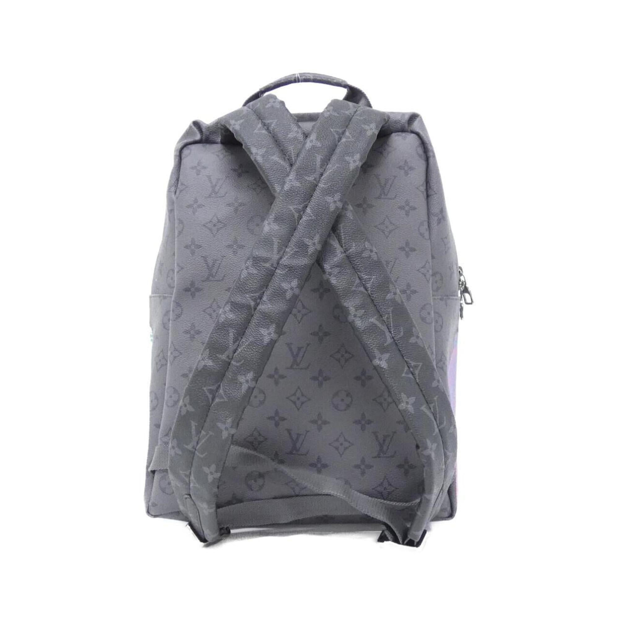 Louis Vuitton Black Gris Coated Canvas Backpack