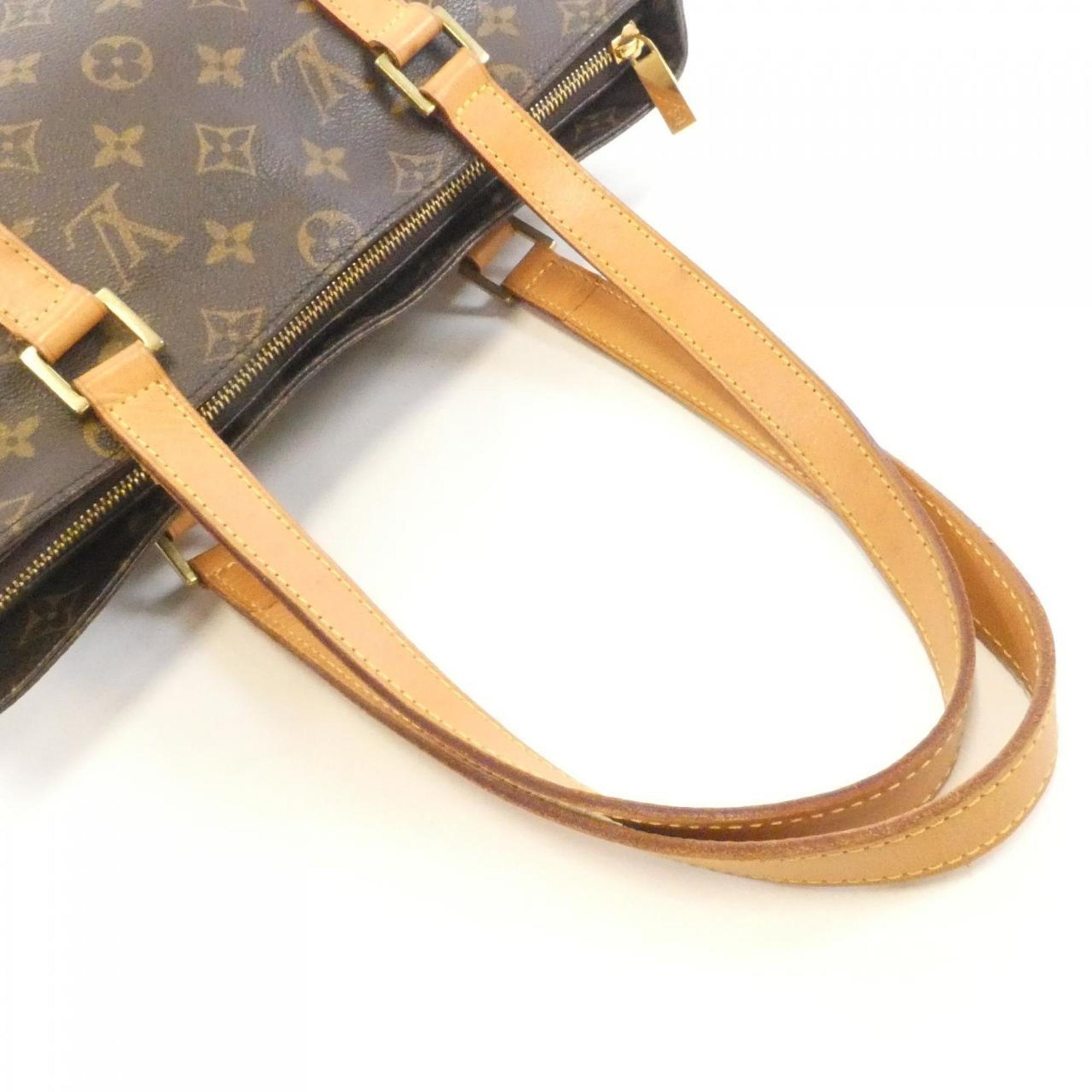 Louis Vuitton Marron Coated Canvas Handbag