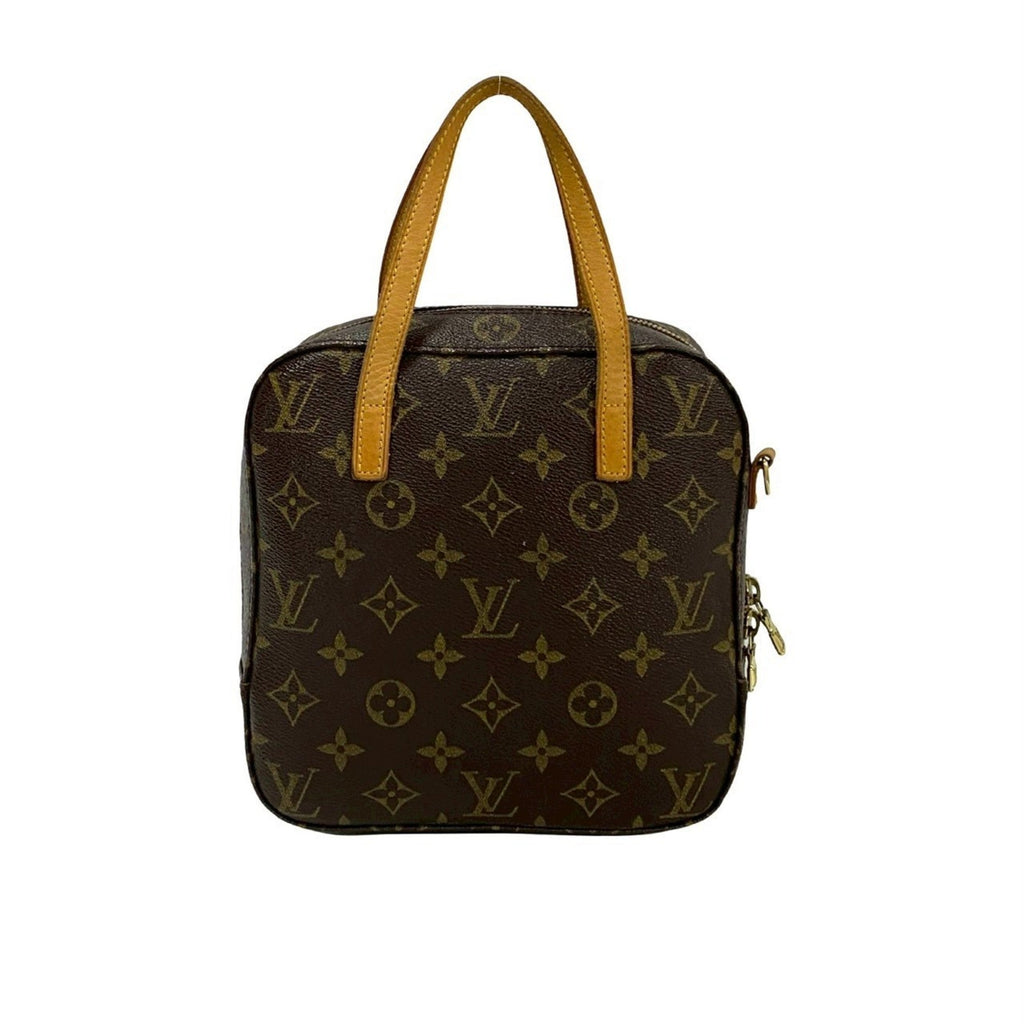 Louis Vuitton Brown Leather Pvc Shoulder Bag