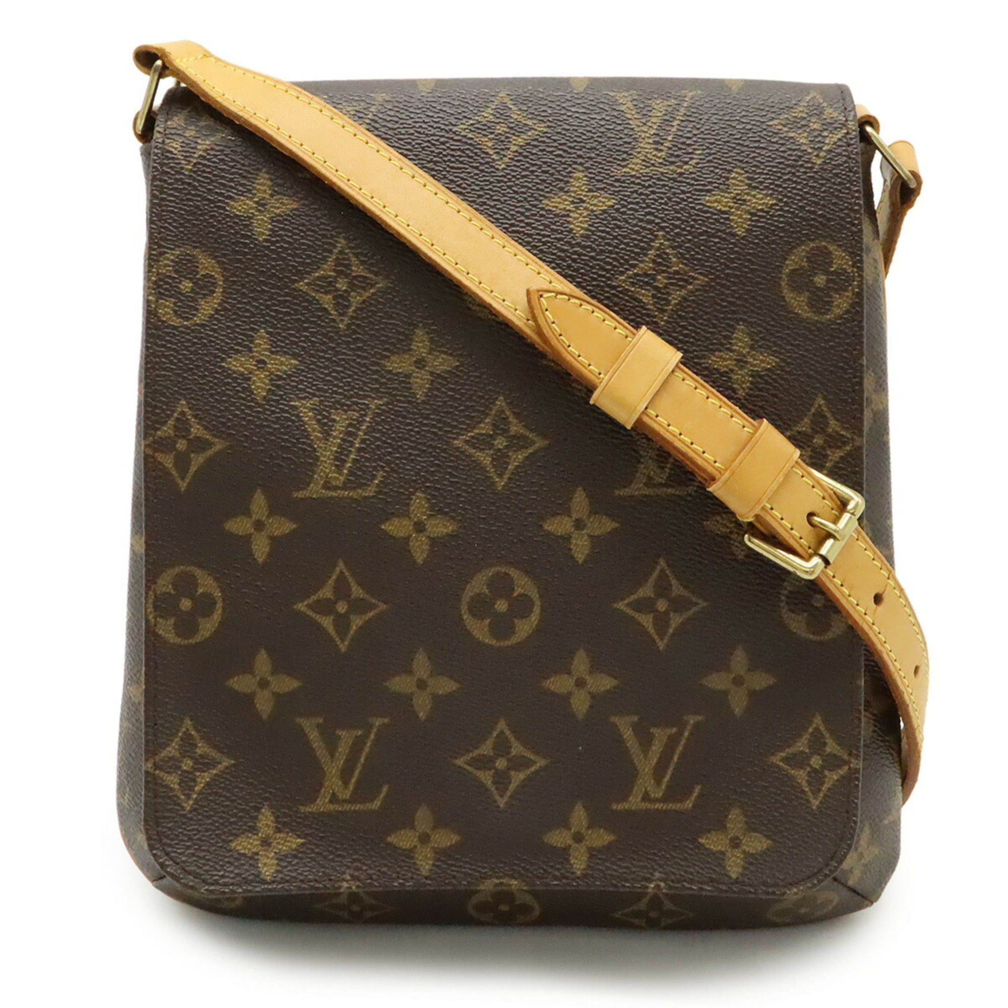 Louis Vuitton Black Brown Monogram Monogram Shoulder Bag