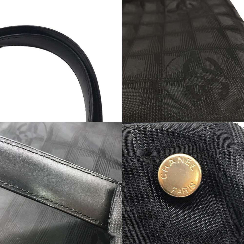 Chanel Black Nylon Tote Bag