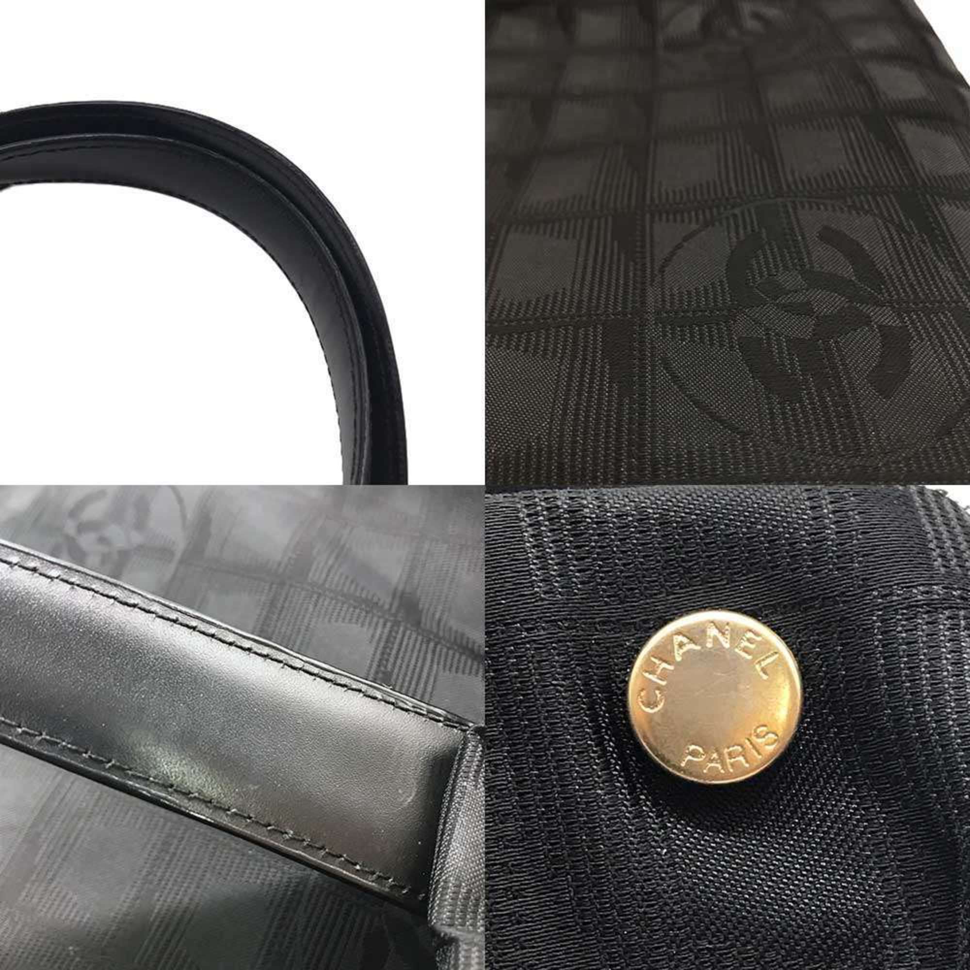 Chanel Black Nylon Tote Bag
