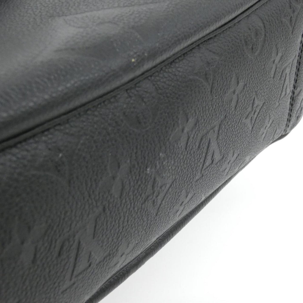 Louis Vuitton Black Leather Handbag