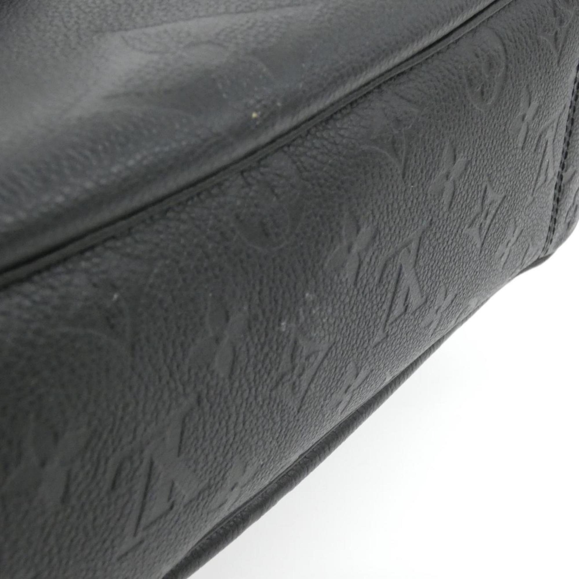 Louis Vuitton Black Leather Handbag