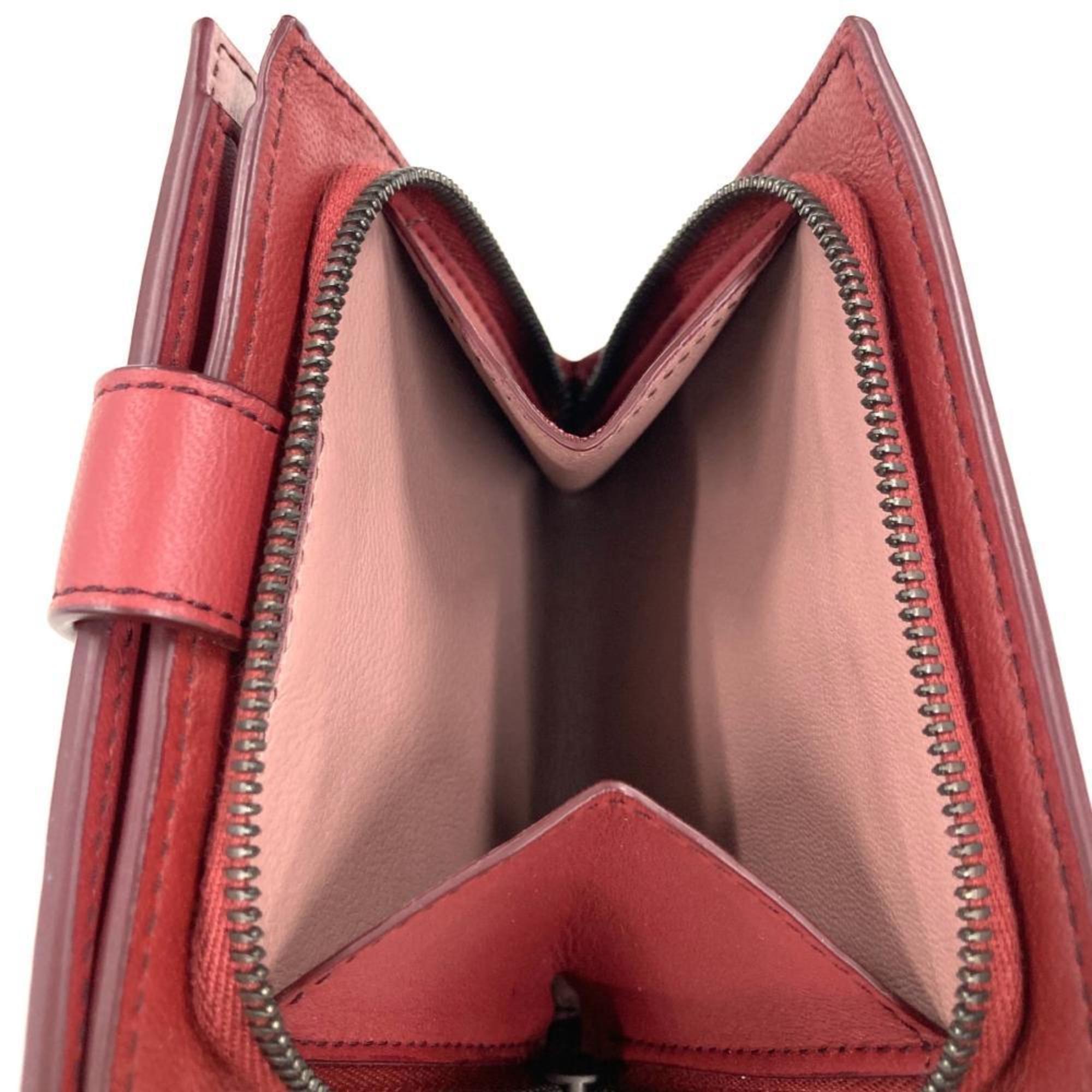 Bottega Veneta Red Color Intrecciato Wallet (Bi-Fold)