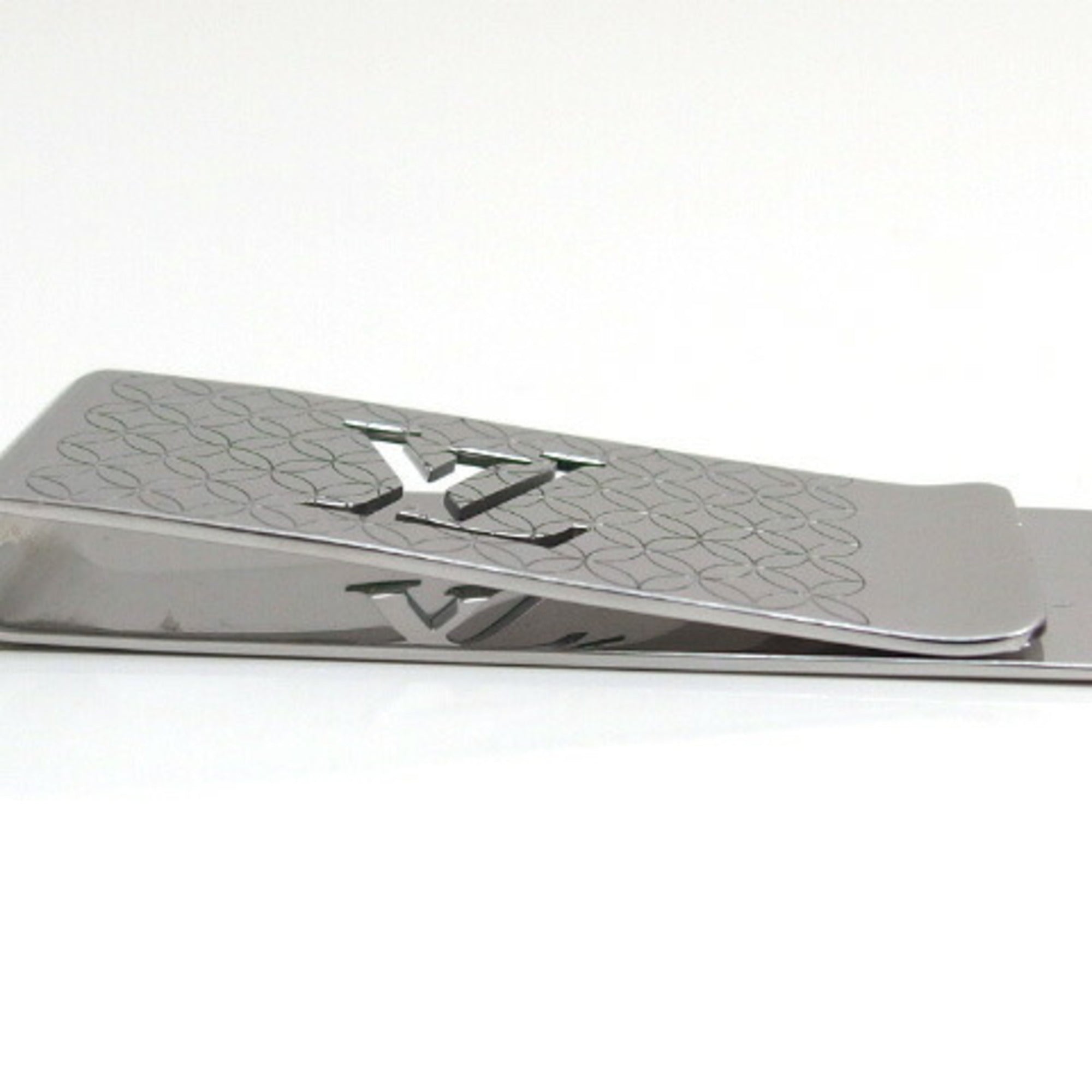Louis Vuitton Silver Stainless Steel Money Clip