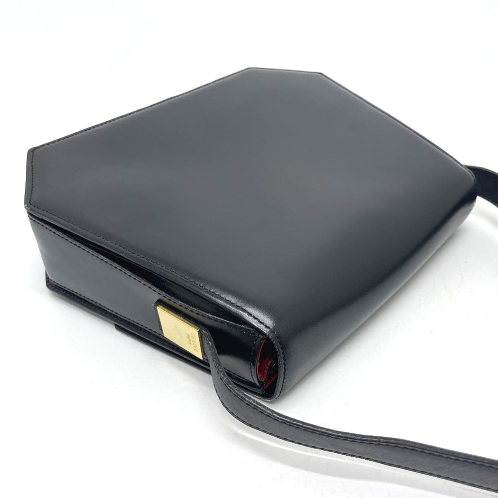Celine Black Leather Shoulder Bag