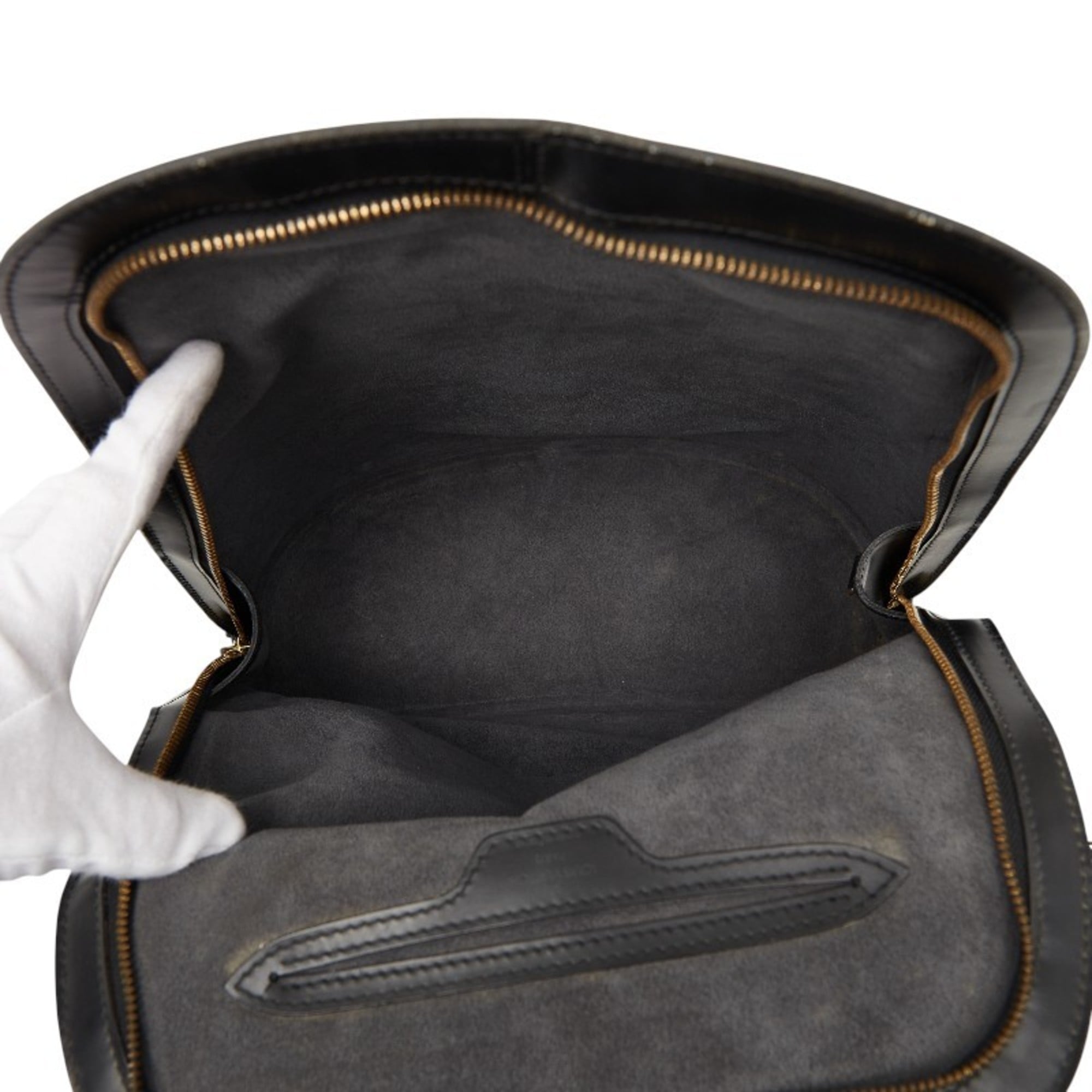Louis Vuitton Black Noir Leather Backpack