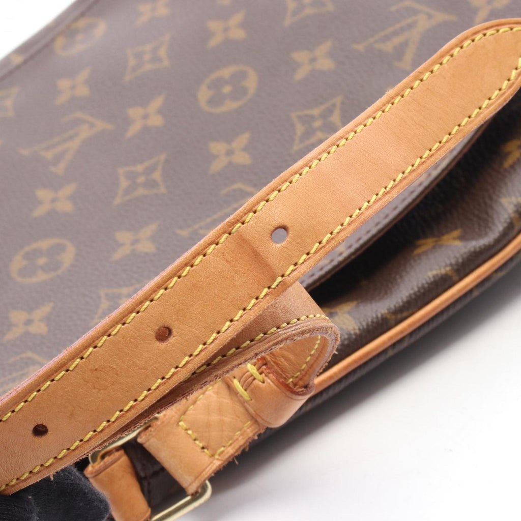 Louis Vuitton Brown Pvc Leather Shoulder Bag