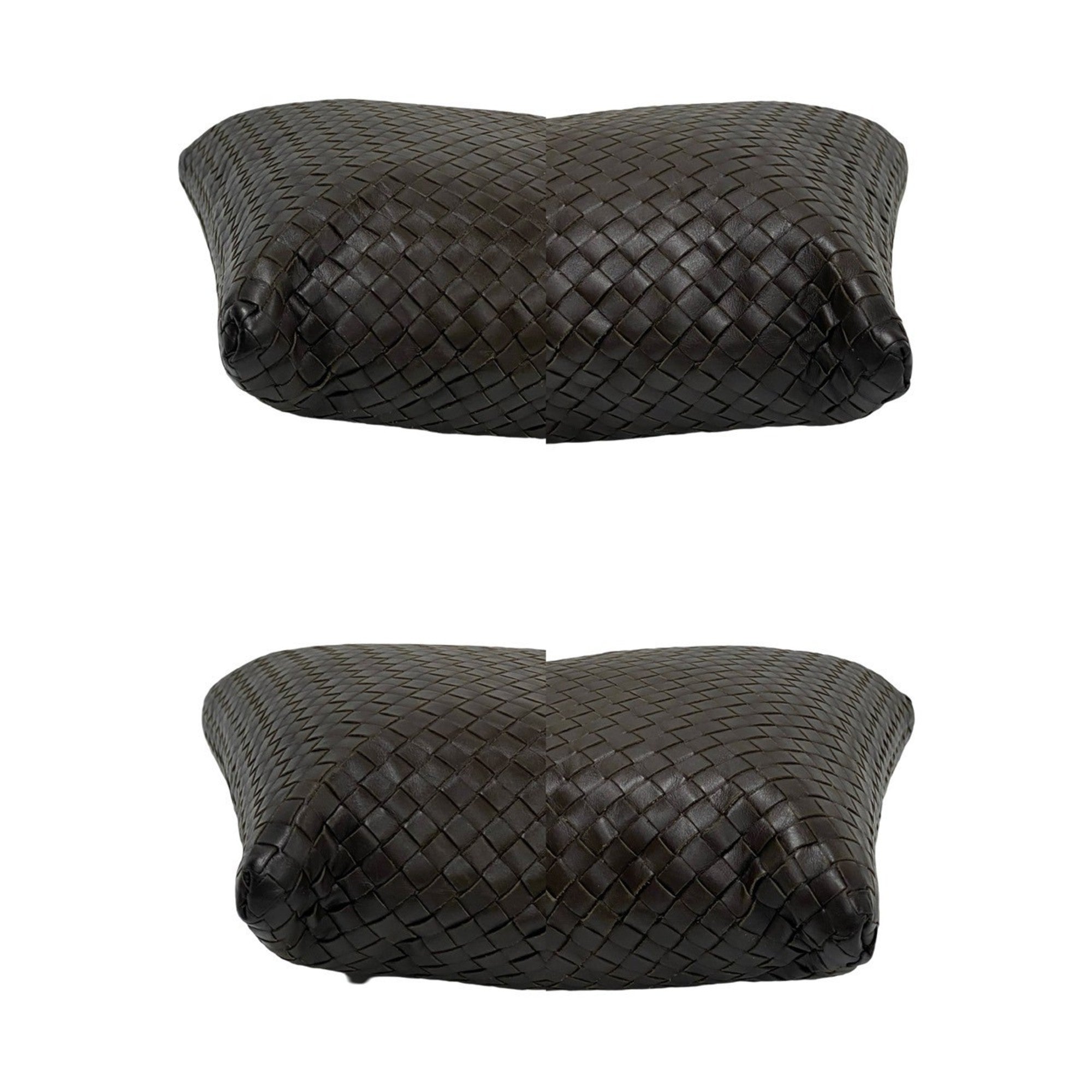 Bottega Veneta Brown Leather Pochette Shoulder Bag
