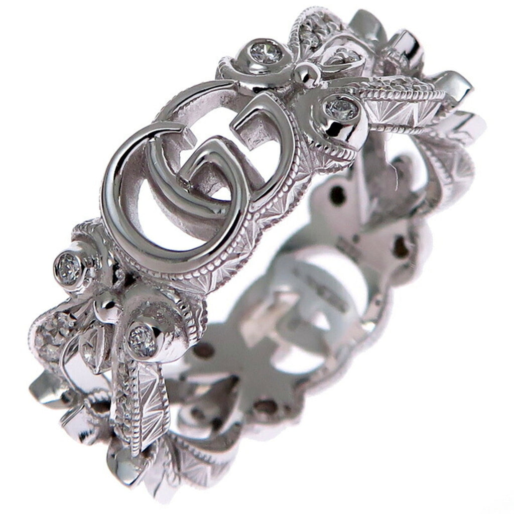 Gucci White Gold (18K) Band Ring (Pre-Owned)